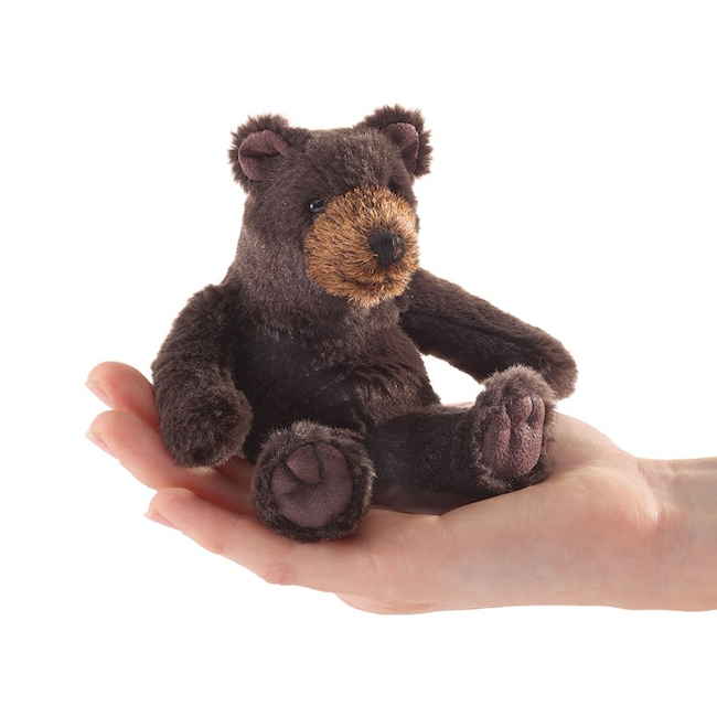 Folkmanis Mini Sitting Bear Finger Puppet