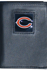 SISKIYOU GIFTS Chicago Bears Executive Leather Trifold Wallet