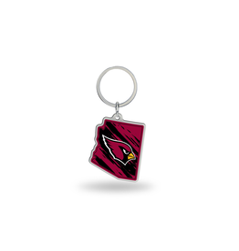 RICO INDUSTRIES Arizona Cardinals State Shaped Key Ring