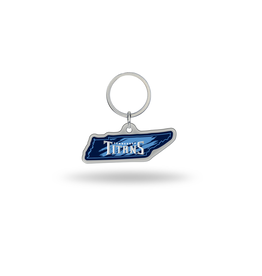 RICO INDUSTRIES Tennessee Titans State Shaped Key Ring