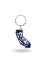 RICO INDUSTRIES Los Angeles Rams State Shaped Key Ring
