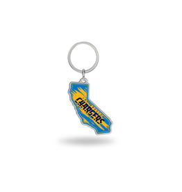 RICO INDUSTRIES Los Angeles Chargers State Shaped Key Ring