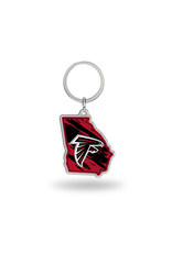 RICO INDUSTRIES Atlanta Falcons State Shaped Key Ring