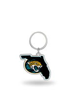RICO INDUSTRIES Jacksonville Jaguars State Shaped Key Ring