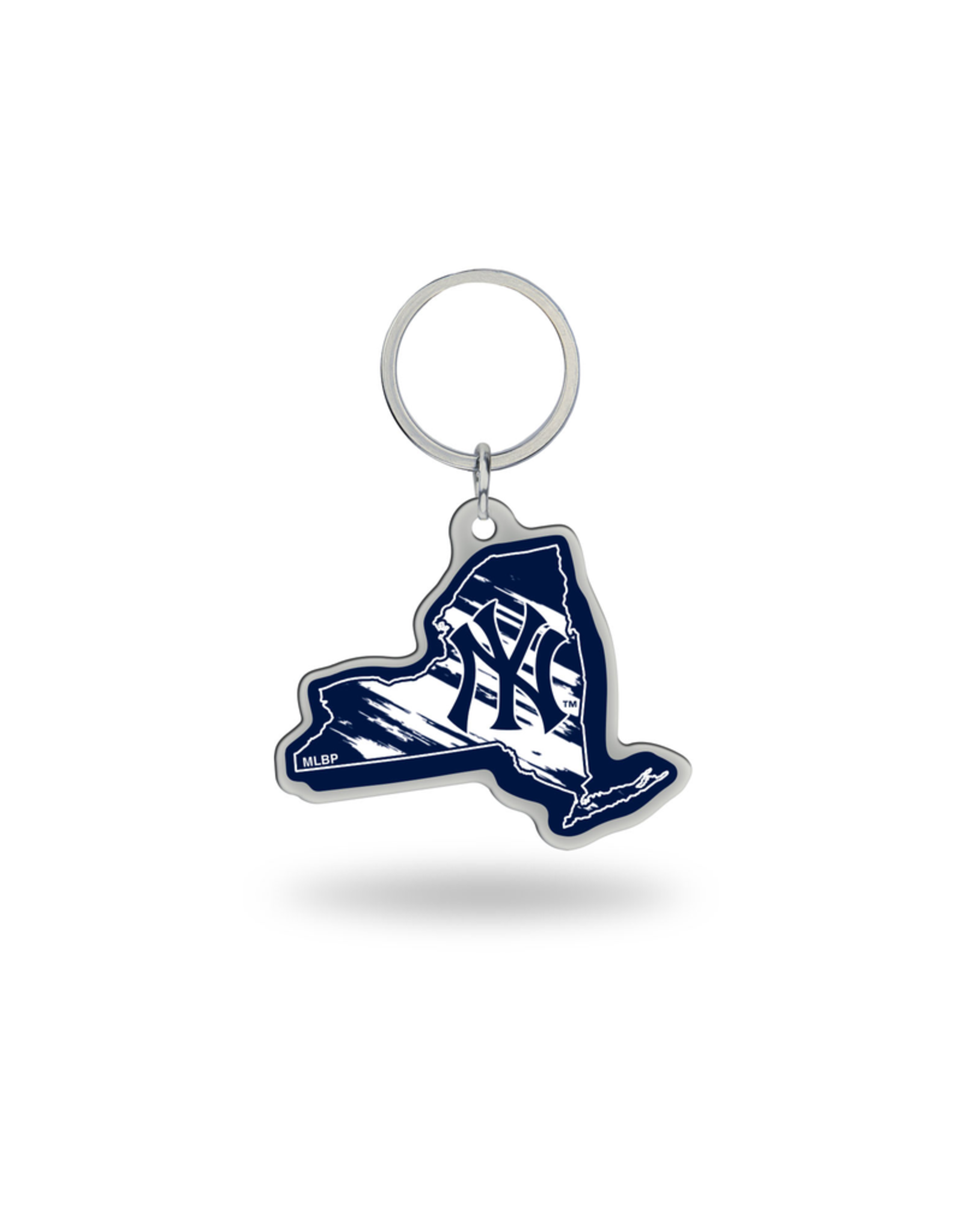 RICO INDUSTRIES New York Yankees State Shaped Key Ring