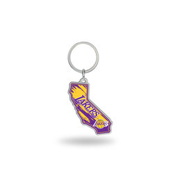 RICO INDUSTRIES Los Angeles Lakers State Shaped Key Ring