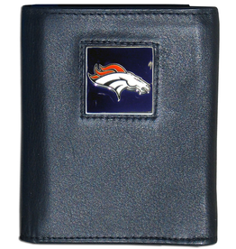 SISKIYOU GIFTS Denver Broncos Executive Leather Trifold Wallet