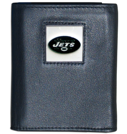 SISKIYOU GIFTS New York Jets Executive Leather Trifold Wallet