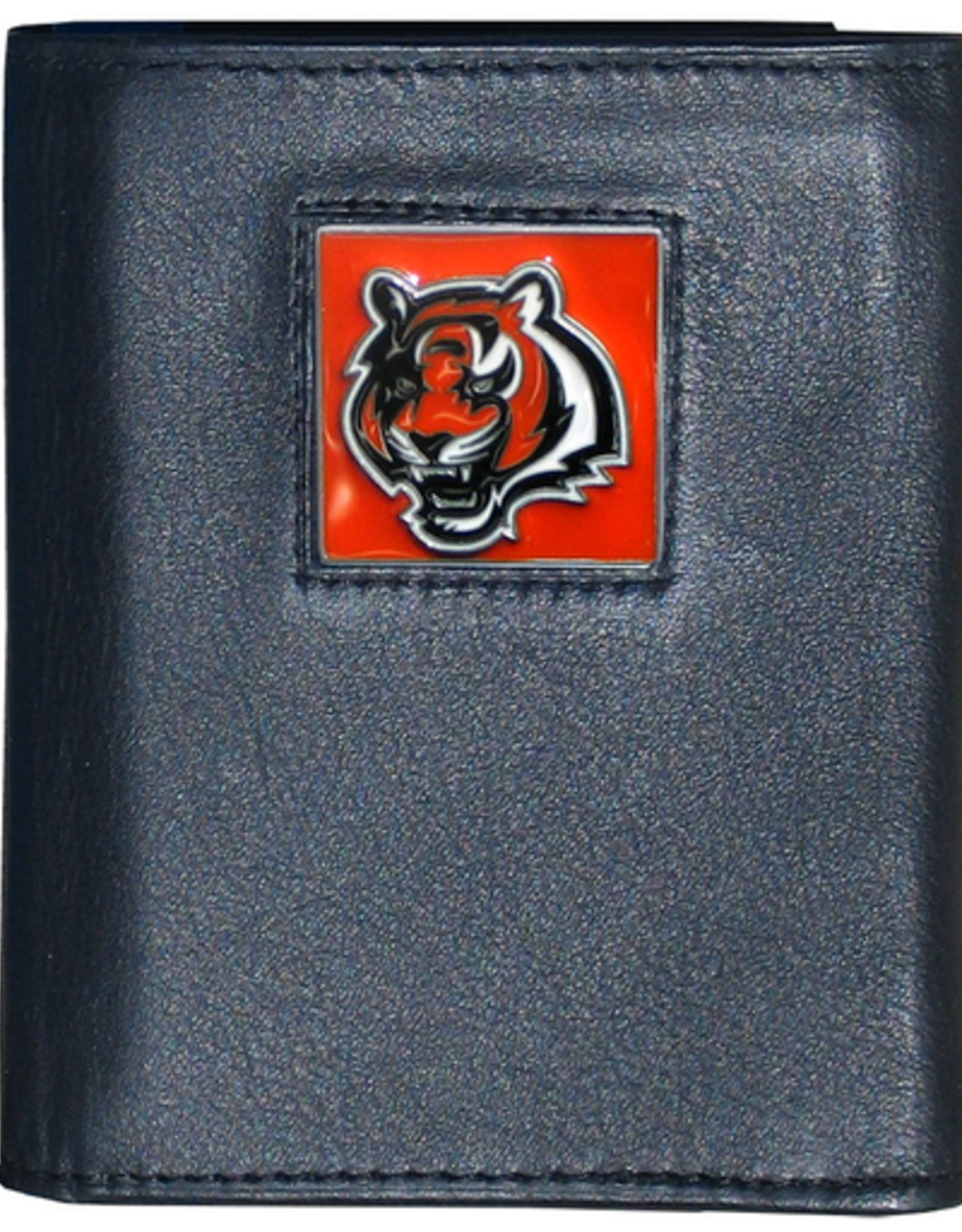 SISKIYOU GIFTS Cincinnati Bengals Executive Leather Trifold Wallet