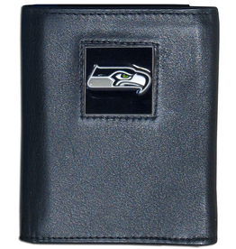 SISKIYOU GIFTS Seattle Seahawks Executive Leather Trifold Wallet