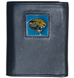 SISKIYOU GIFTS Jacksonville Jaguars Executive Leather Trifold Wallet
