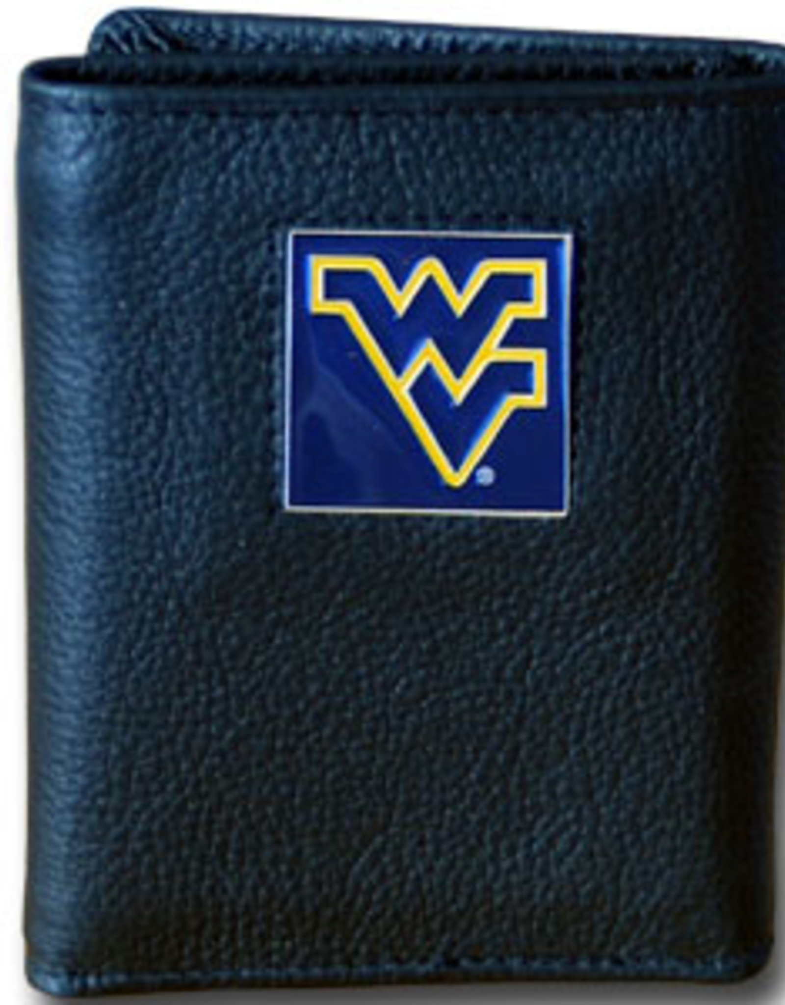 SISKIYOU GIFTS West Virginia Mountaineers Executive Leather Trifold Wallet