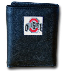 SISKIYOU GIFTS Ohio State Buckeyes Executive Leather Trifold Wallet