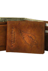 RICO INDUSTRIES Arizona Cardinals Vintage Leather Billfold Wallet