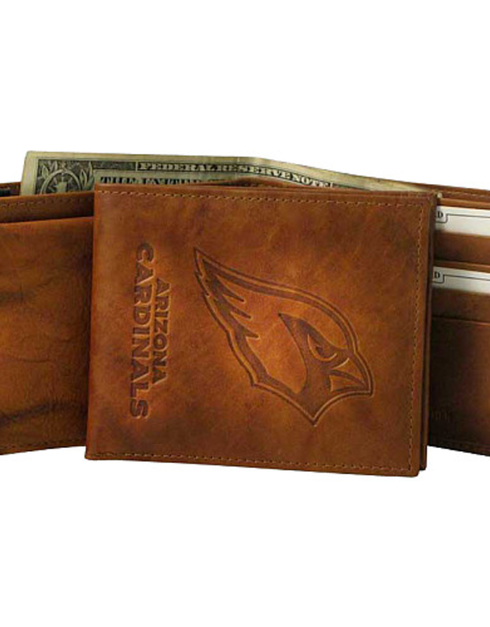 RICO INDUSTRIES Arizona Cardinals Vintage Leather Billfold Wallet