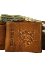 RICO INDUSTRIES Chicago Bears Vintage Leather Billfold Wallet