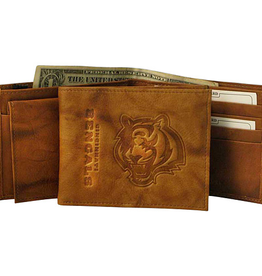 RICO INDUSTRIES Cincinnati Bengals Vintage Leather Billfold Wallet