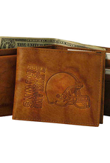 RICO INDUSTRIES Cleveland Browns Vintage Leather Billfold Wallet