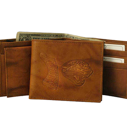 RICO INDUSTRIES Jacksonville Jaguars Vintage Leather Billfold Wallet
