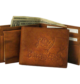 RICO INDUSTRIES Tampa Bay Buccaneers Vintage Leather Billfold Wallet