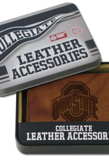 RICO INDUSTRIES Ohio State Buckeyes Vintage Leather Billfold Wallet