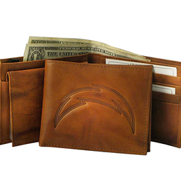 RICO INDUSTRIES Los Angeles Chargers Vintage Leather Billfold Wallet