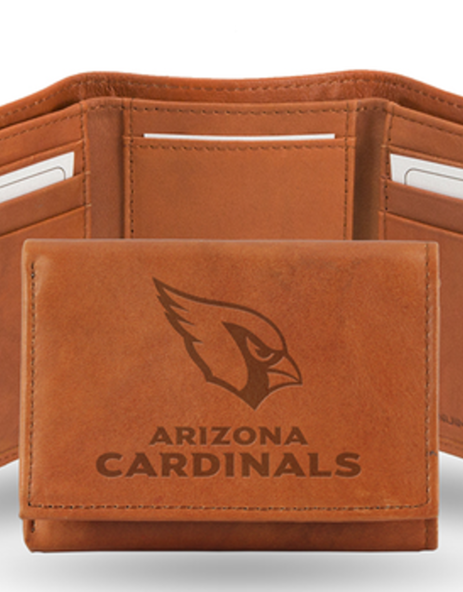 RICO INDUSTRIES Arizona Cardinals Vintage Leather Trifold Wallet