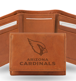 RICO INDUSTRIES Arizona Cardinals Vintage Leather Trifold Wallet