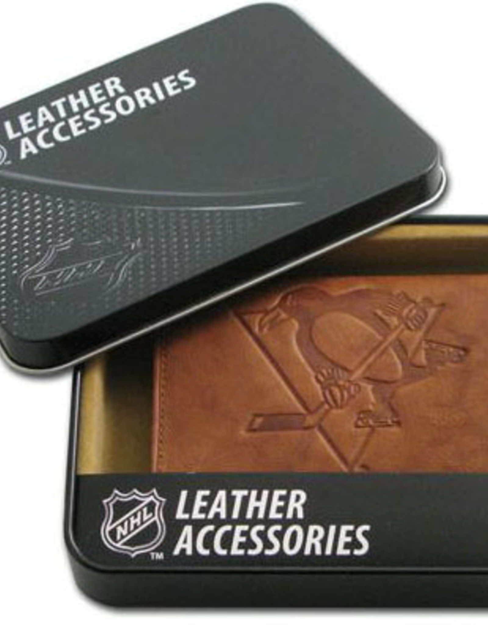 RICO INDUSTRIES Pittsburgh Penguins Vintage Leather Billfold Wallet