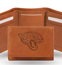 RICO INDUSTRIES Jacksonville Jaguars Vintage Leather Trifold Wallet