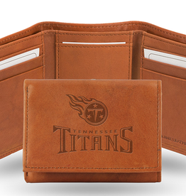 RICO INDUSTRIES Tennessee Titans Vintage Leather Trifold Wallet