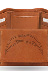 RICO INDUSTRIES Los Angeles Chargers Vintage Leather Trifold Wallet
