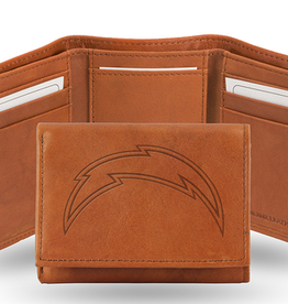 RICO INDUSTRIES Los Angeles Chargers Vintage Leather Trifold Wallet