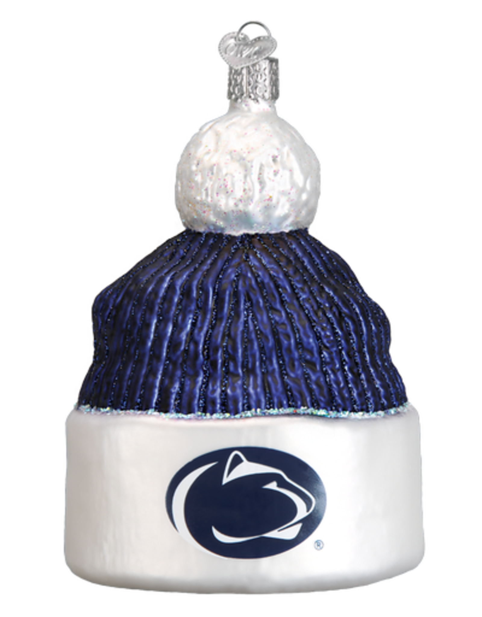 OLD WORLD CHRISTMAS Penn State Nittany Lions Beanie Ornament