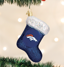 OLD WORLD CHRISTMAS Denver Broncos Stocking Ornament