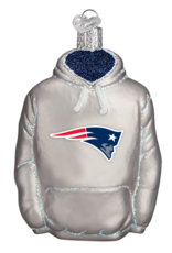 OLD WORLD CHRISTMAS New England Patriots Hoodie Ornament