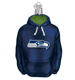 OLD WORLD CHRISTMAS Seattle Seahawks Hoodie Ornament