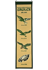 WINNING STREAK SPORTS Philadelphia Eagles 8x32 Wool Heritage Banner