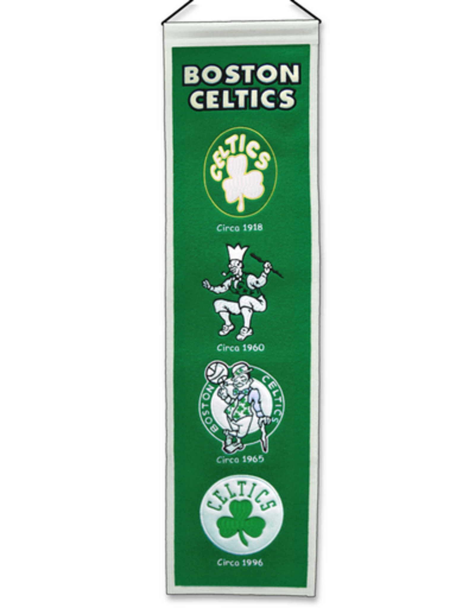 WINNING STREAK SPORTS Boston Celtics 8x32 Wool Heritage Banner