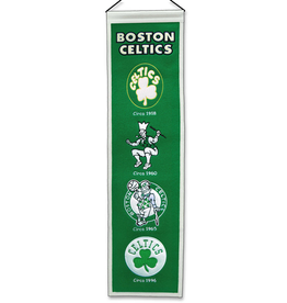 WINNING STREAK SPORTS Boston Celtics 8x32 Wool Heritage Banner