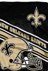 Northwest New Orleans Saints 60x80 Slant Royal Plush Blanket