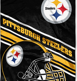 Northwest Pittsburgh Steelers 60x80 Slant Royal Plush Blanket