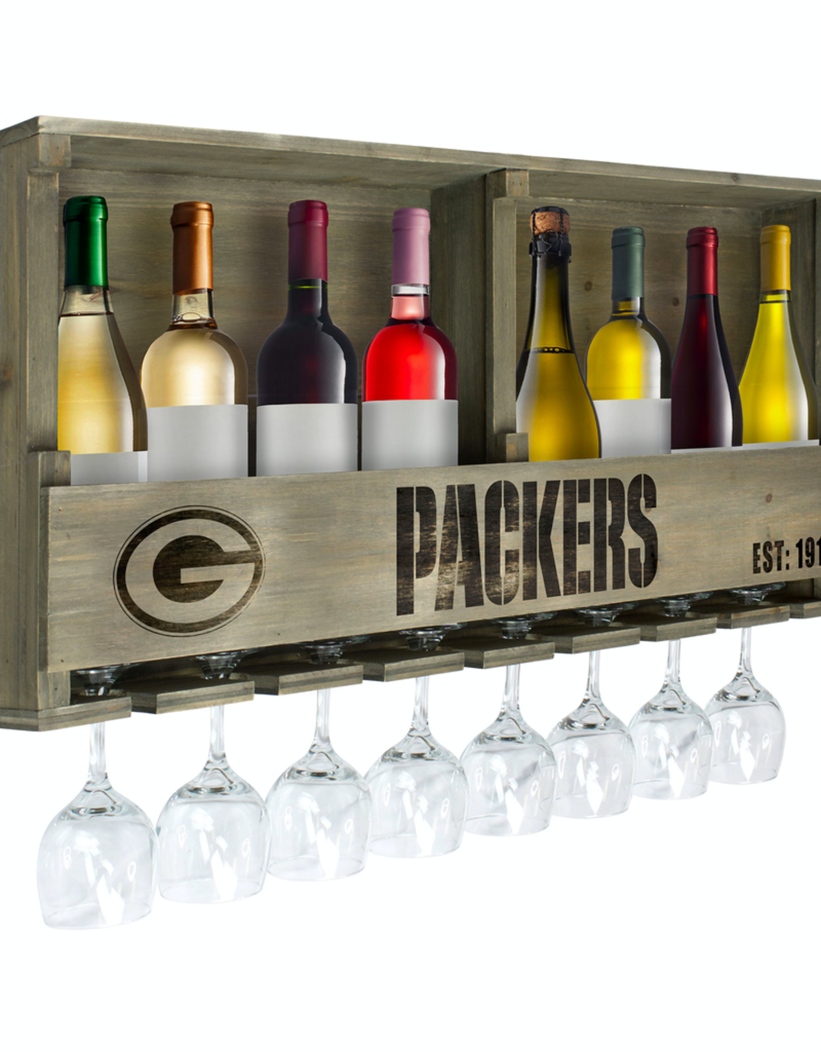 Imperial Green Bay Packers Bar Rack