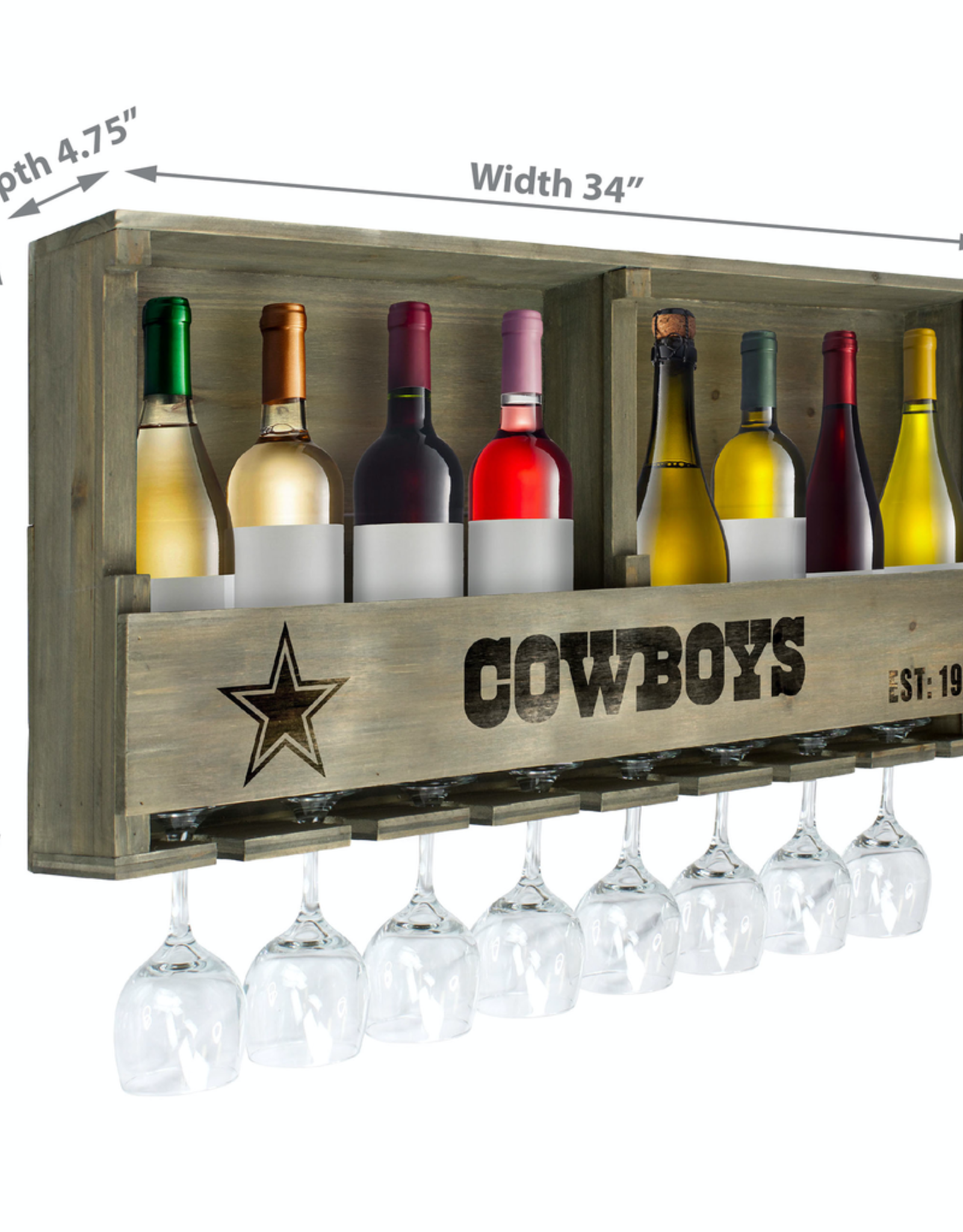 Imperial Dallas Cowboys Bar Rack