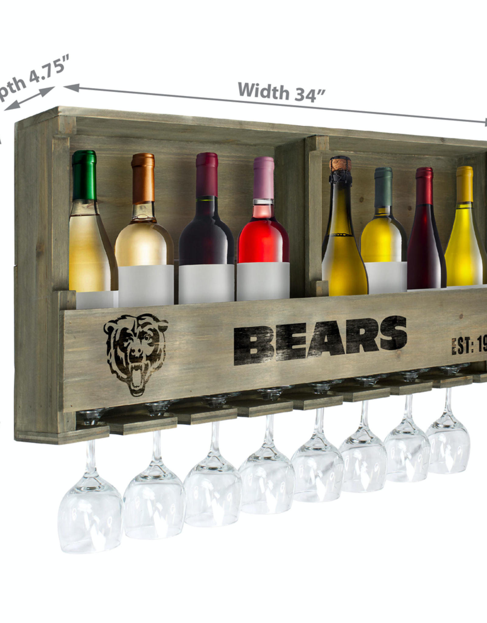 Imperial Chicago Bears Bar Rack