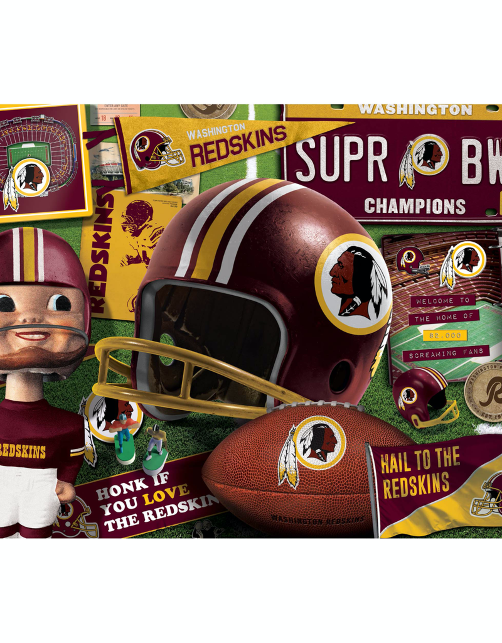 YOU THE FAN Redskins Retro Puzzle