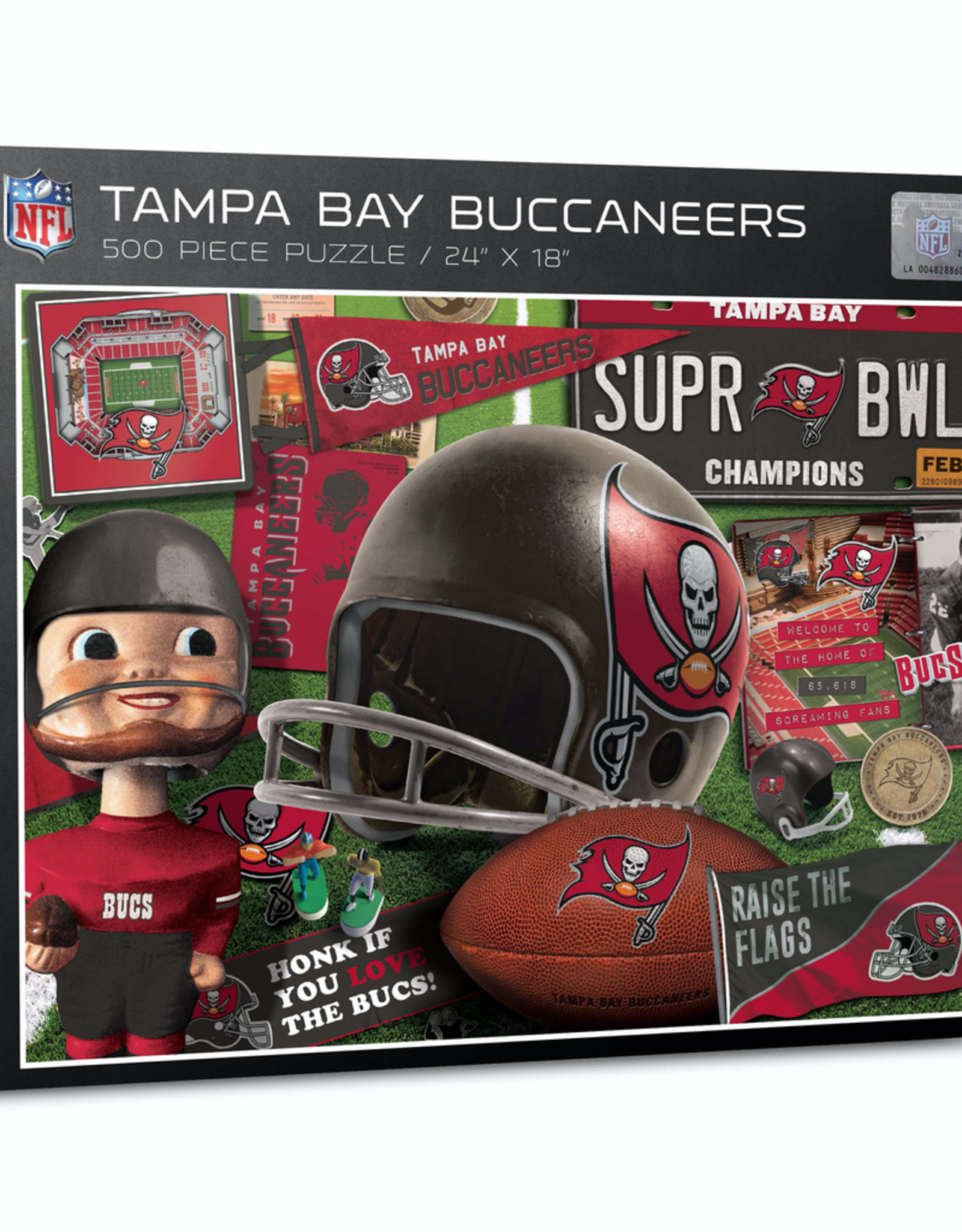 YOU THE FAN Buccaneers Retro Puzzle