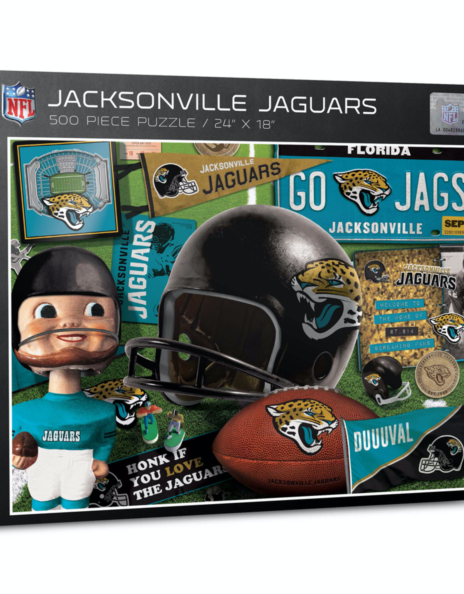 YOU THE FAN Jaguars Retro Puzzle