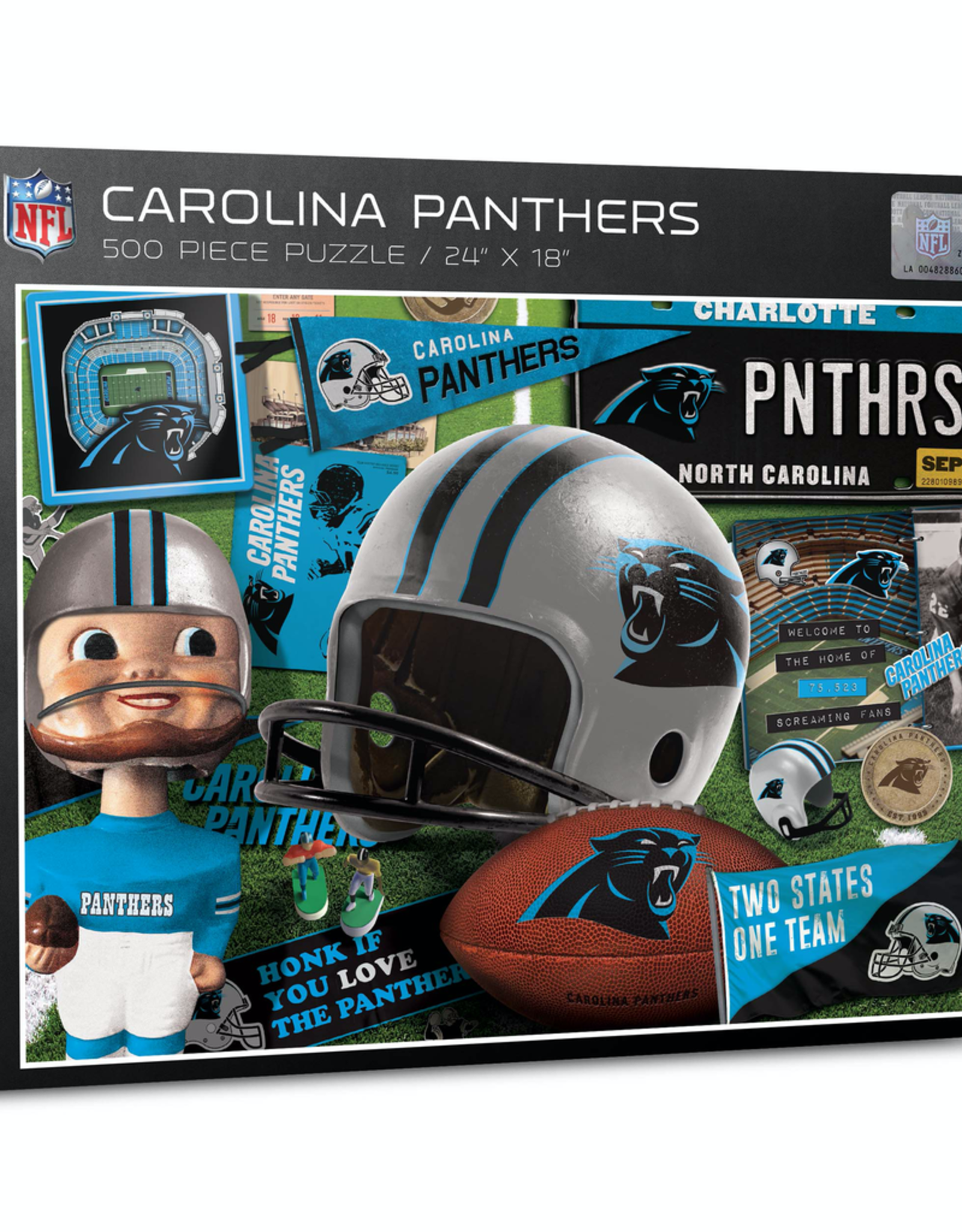 YOU THE FAN Panthers Retro Puzzle