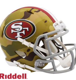 RIDDELL San Francisco 49ers LE CAMO Mini Speed Helmet